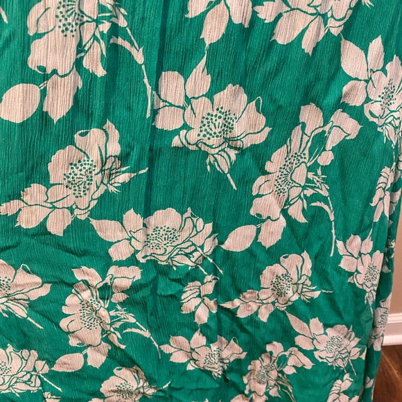 Vintage Vera Mont Paris Green Floral Maxi Dress - Picture 6 of 16